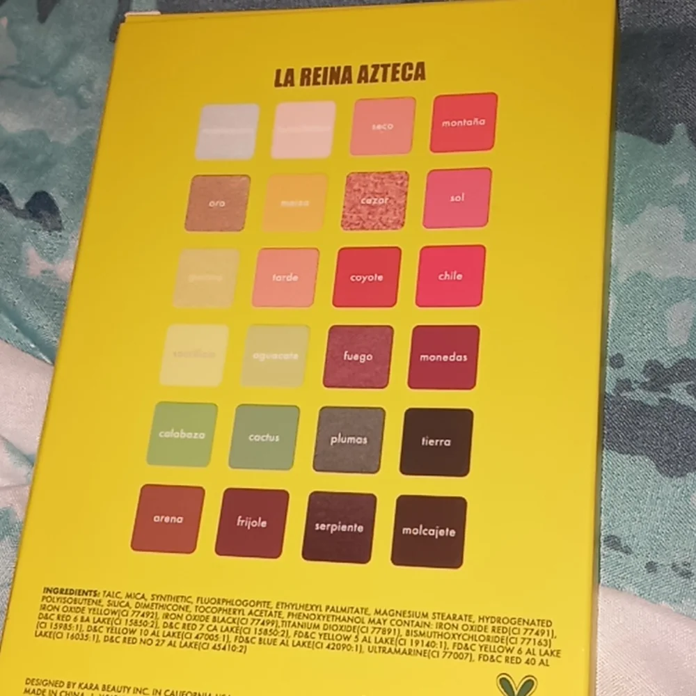 New dolls kill colorful LA REINA AZTECA eyeshadow palette makeup